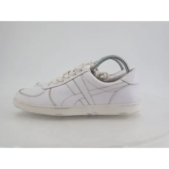 Tory Burch Hank Court Sneakers Womens 11M White Leather Lace Up Shoes - Picture 4 of 14